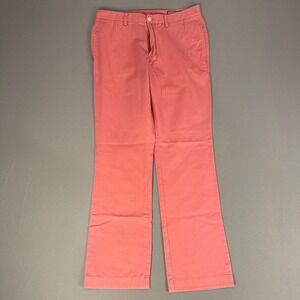 Vineyard Vines Mens‎ Twill Pants Classic Fit Casual Chino Salmon Pink 33x32